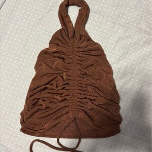 Forever 21 Sparkly Halter Crop Top